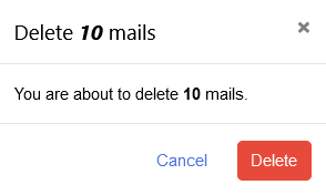 Deleting emails